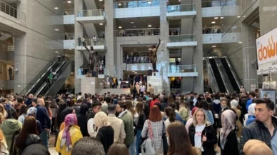 İstanbul Adliyesi’nde sınav için tarihi izdiham