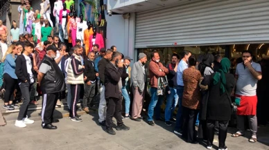 İstanbul'da baklava kuyruğu