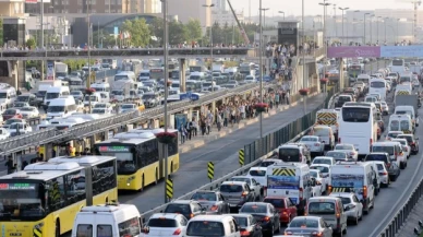 İstanbul’da trafik yoğunluğu yüzde 65’e ulaştı