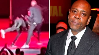 Komedyen Dave Chappelle'a sahnede saldırı