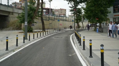 Hürriyet Caddesi yeni haliyle trafiğe açıldı