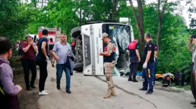 Ordu'da akademisyenlerle dolu araç kaza yaptı!