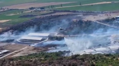 Bergama'da çıkan yangın kontrol altına alındı