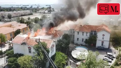 İstanbul Balıklı Rum Hastanesi'nde yangın!