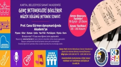 Genç yetenekler Kartal Belediyesi Sanat Akademisi'nde