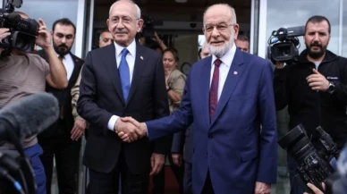 Kılıçdaroğlu, Karamollaoğlu'nu ziyaret etti