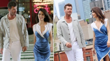 Kıvanç Tatlıtuğ ve Beren Saat yeni proje için New York'ta