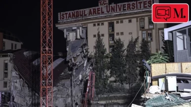 İstanbul Arel Üniversitesi'nin binası çöktü: Uzaktan eğitime geçildi