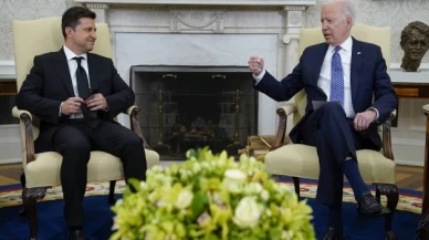 Volodimir Zelenski ve Joe Biden hava savunma sistemlerini görüştü