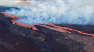 Hawai'deki d﻿ünyanın en büyük aktif yanardağı patladı