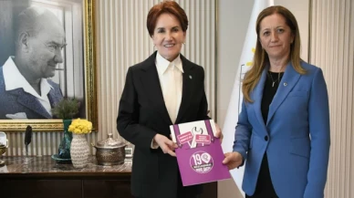 İYİ Parti Genel Başkanı Akşener, DİSK Başkanı Çerkezoğlu ile görüştü