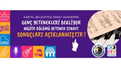 Kartal Belediyesi Sanat Akademisi, Müzik Bölümü’nde eğitim alacak yetenekleri açıkladı