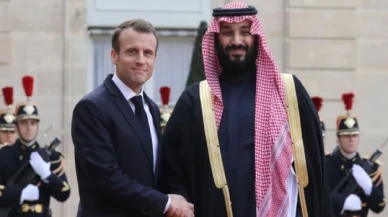 Suudi Arabistan Veliaht Prensi, Fransa Cumhurbaşkanı Macron ile görüştü