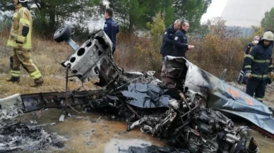 Bursa'da tek motorlu uçak düştü: 2 kişi hayatını kaybetti