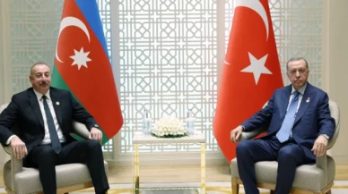 Cumhurbaşkanı Erdoğan, İlham Aliyev ile görüştü