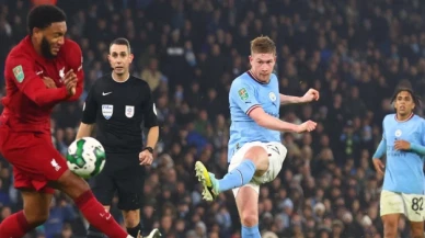 İngiltere Lig Kupası'nda Manchester City, Liverpool'u eledi