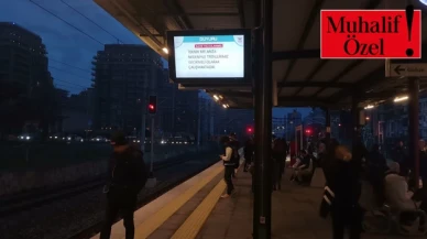 Canı isterse çalışan Marmaray