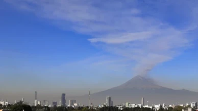 Popocatepetl Yanardağı’nda son 24 saatte 4 patlama gerçekleşti