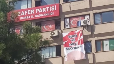 Zafer Partisi Bursa İl Başkanlığı'na “Escobar” davası