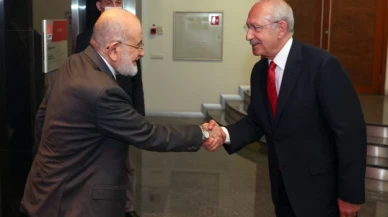 CHP Lideri Kılıçdaroğlu, Saadet Partisi Lideri Karamollaoğlu ile görüştü