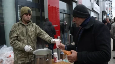 Deprem bölgesinde hava sıcaklıkları 0 derece etrafında