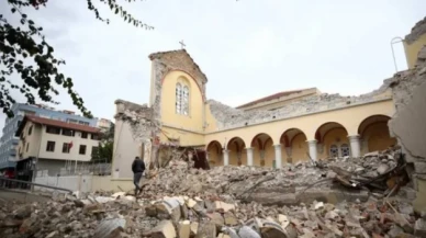 Hatay'daki Latin Katolik Kilisesi de depremde yıkıldı