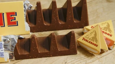 Toblerone logosunda zorunlu değişiklik