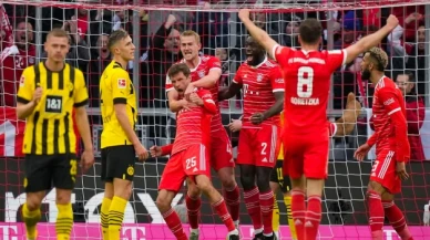 Bayern Münih Dortmund'u 4 golle geçerek liderliği geri aldı