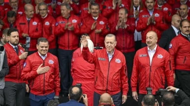 Erdoğan ve Aliyev TEKNOFEST'te