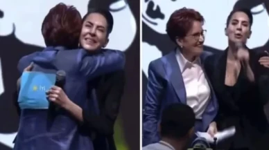 Show TV'den istifa eden Dilara Gönder, Meral Akşener'e sarılıp ağladı