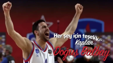 Anadolu Efes kaptanı Doğuş Balbay’a veda etti