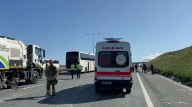 Kuzey Marmara Otoyolu'nda zincirleme kaza