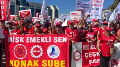 Emeklilerden İstanbul'da 'adalet' eylemi: İnsanca yaşamak hakkımız