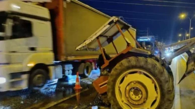 Afyonkarahisar’da traktör ortadan ikiye bölündü: 5 yaralı