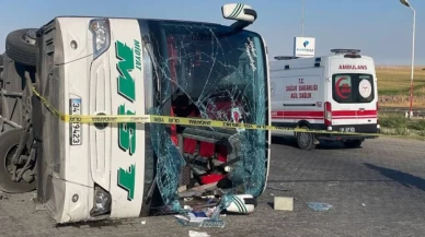 Şanlıurfa'da yolcu otobüsü devrildi: 2 ölü, 25 yaralı