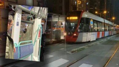 İstanbul’da tramvaya saldırdılar