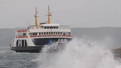 Marmara'da deniz ulaşımına fırtına engeli