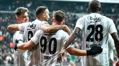 Beşiktaş, sahasında 3 puana 2 golle ulaştı