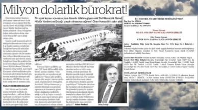 Faruk Bildirici açıkladı: Eski bürokrat o havacılık şirketini satın almış