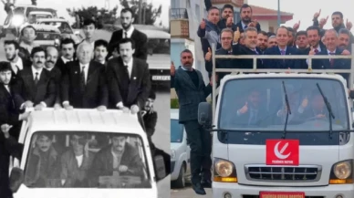 Fatih Erbakan babasının ikonik pozunu verdi