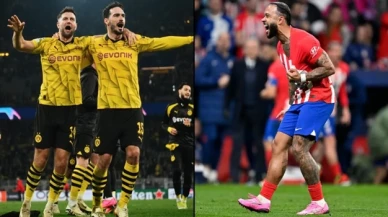 UEFA Şampiyonlar Ligi'nde Atletico Madrid ve Borussia Dortmund, çeyrek finale yükseldi