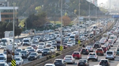 İstanbul'da Ramazan Bayramı öncesi trafik yoğunluğu