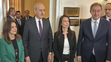 Anayasa turuna çıkan Kurtulmuş'tan DEM Parti'ye ziyaret