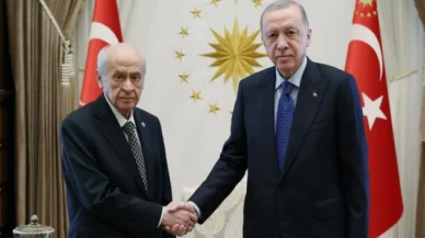 Cumhurbaşkanı Erdoğan ile Bahçeli bir araya geldi