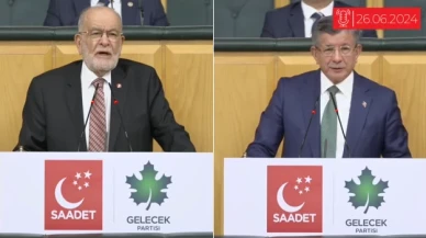 Temel Karamollaoğlu son kez kürsüdeydi, Davutoğlu yangın çağrısı yaptı...