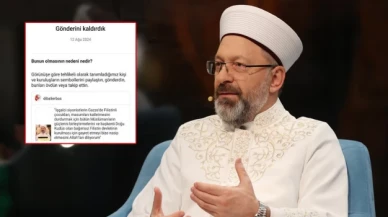 Instagram, Diyanet İşleri Başkanı Ali Erbaş’ın 'siyonist' ifadesi içeren paylaşımlarını kaldırdı