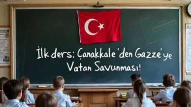 MEB'in "Çanakkale'den Gazze'ye" dersine eğitimcilerden tepki!