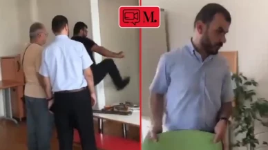 "Okulda başı açık kız öğrenci istemiyorum" diyen müdür şimdi de kadın müdür yardımcısının kapısını tekmeyle kırdı