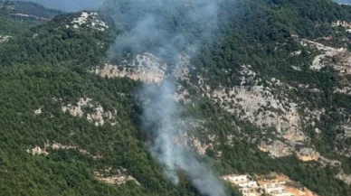 Alanya'da orman yangını