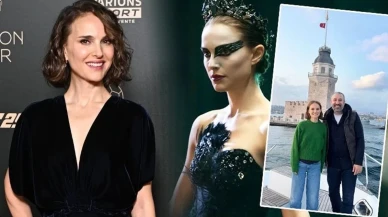 Oscar ödüllü Natalie Portman İstanbul’da Kız Kulesi’ni gezdi